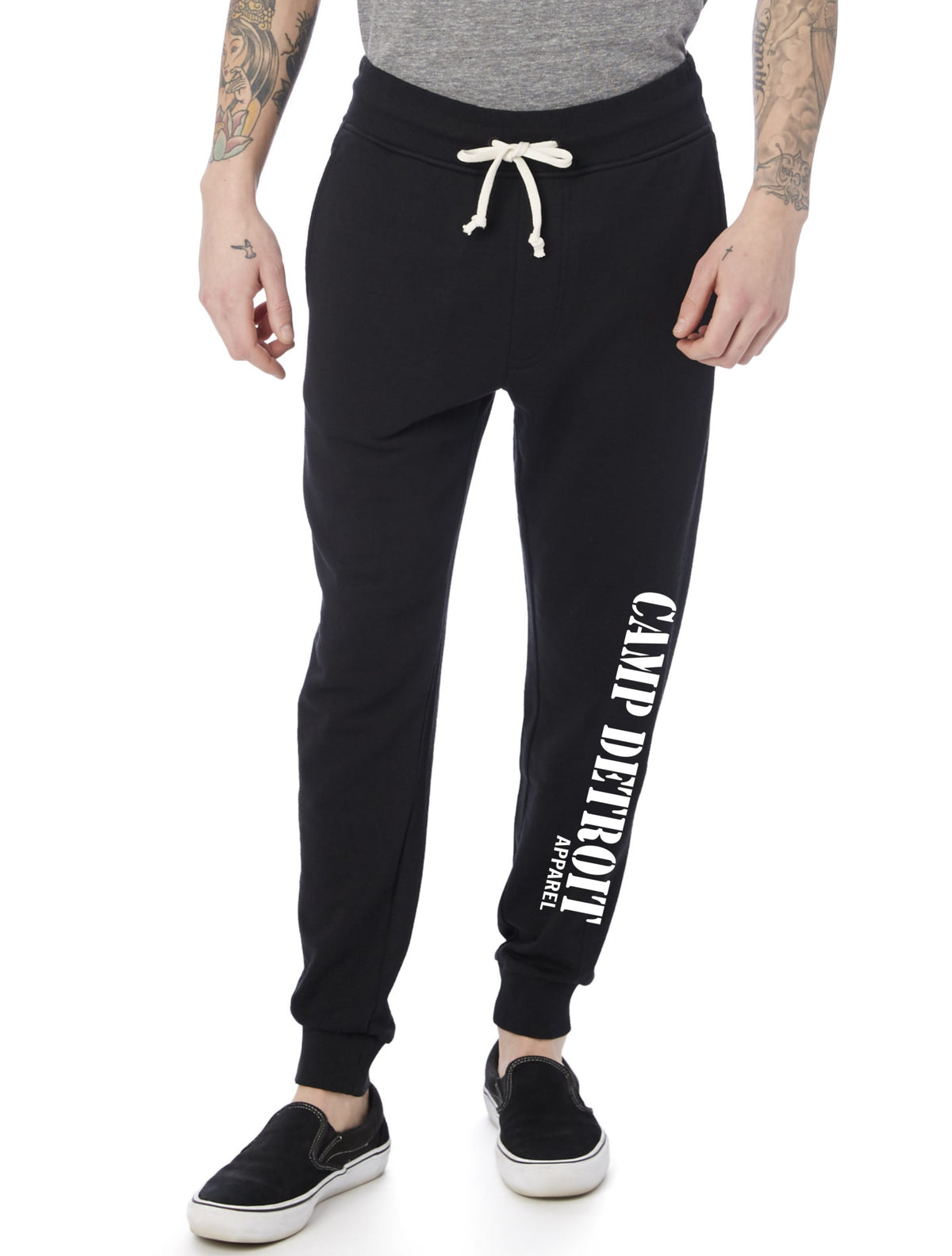 Camp Detroit Mens Burnout French Terry Sweatpants
