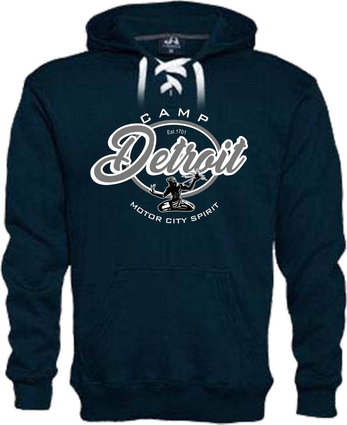 Camp Detroit Apparel Sports Lace Hoodie
