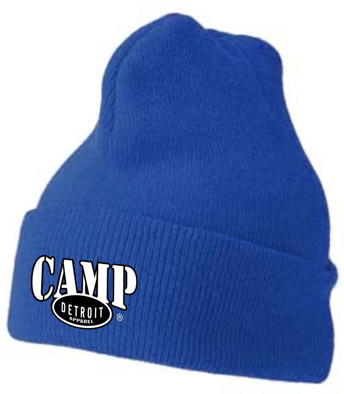 Camp Detroit Solid Color Knit Beanie