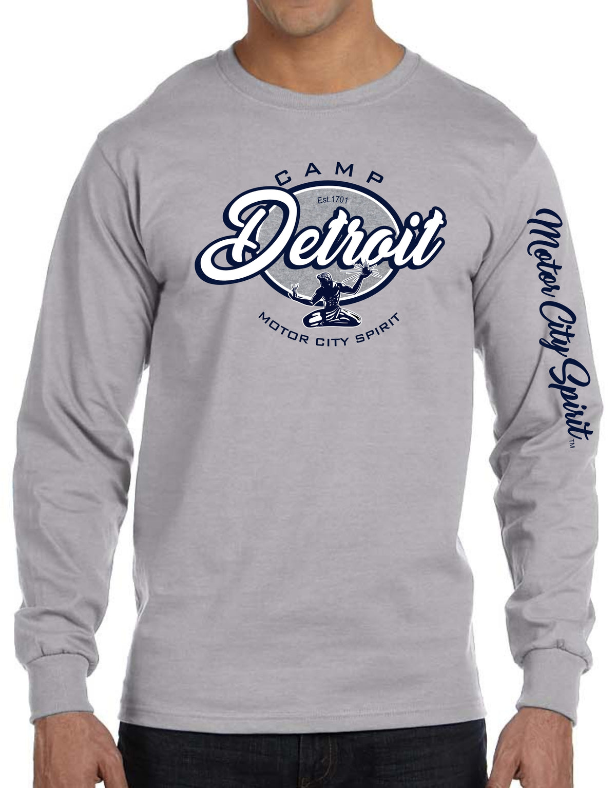 Camp Detroit Apparel Long Sleeve T-Shirt