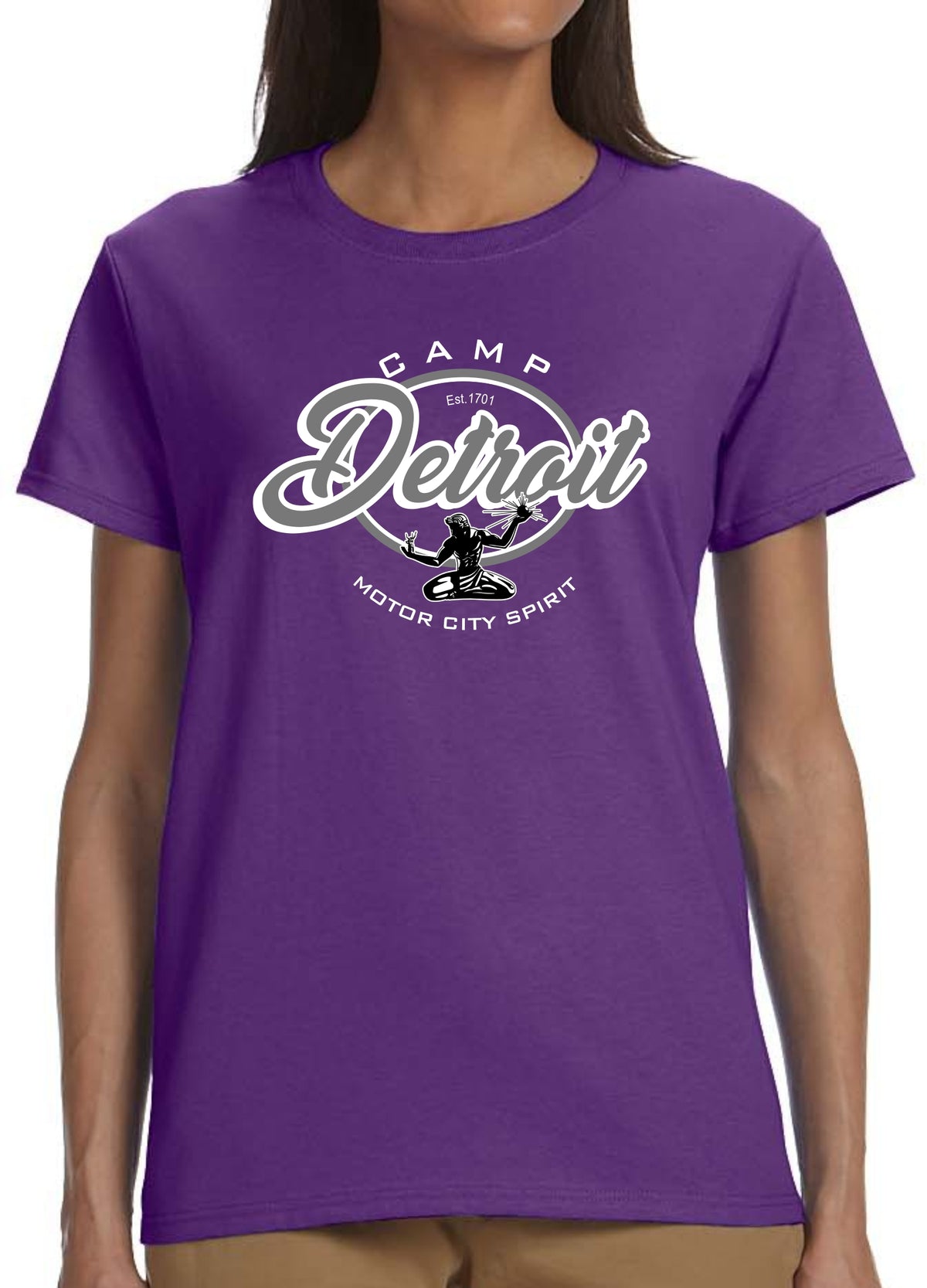 Camp Detroit Apparel Short Sleeve Softstyle Ladies T-Shirt