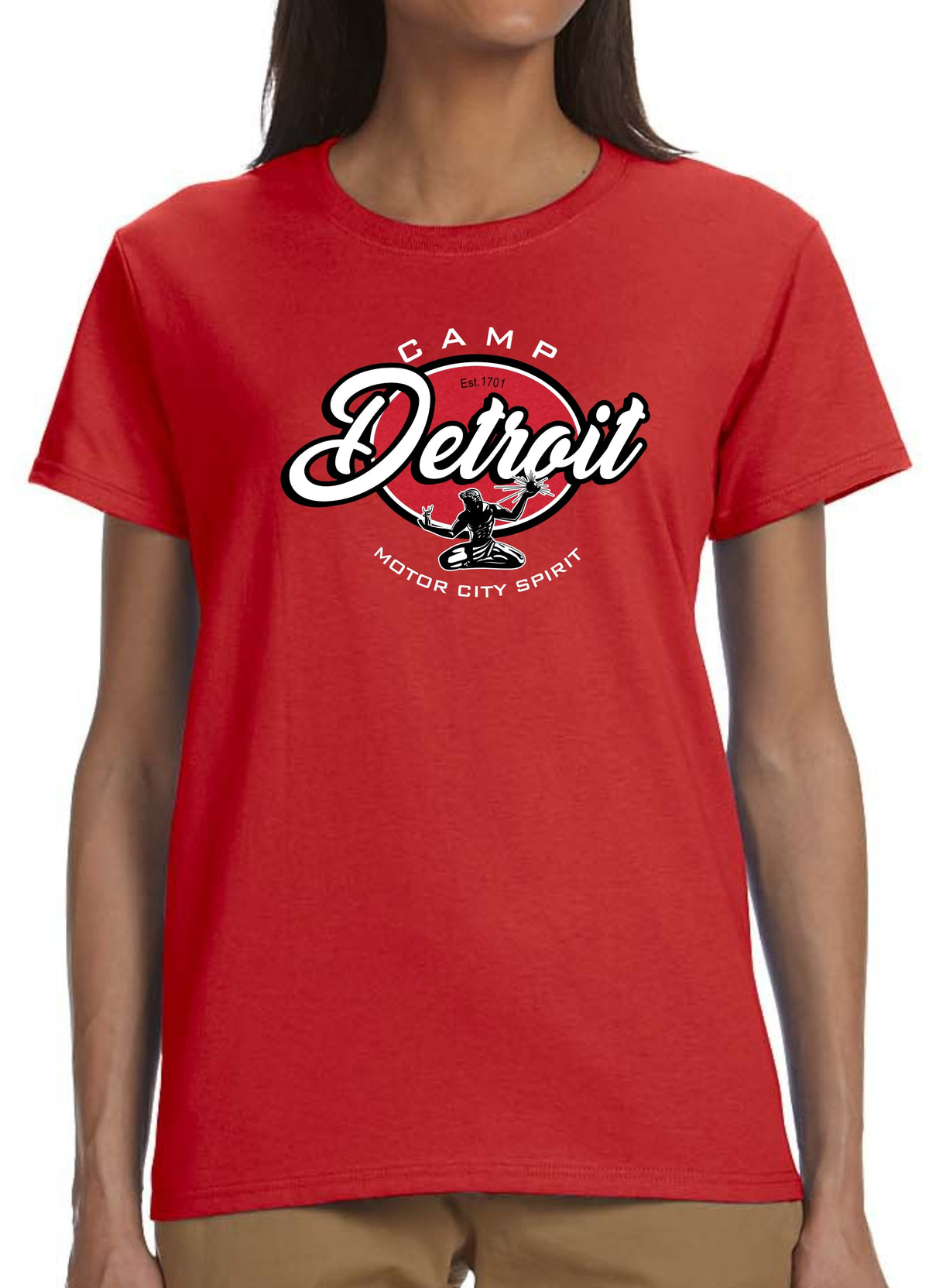 Camp Detroit Apparel Short Sleeve Softstyle Ladies T-Shirt