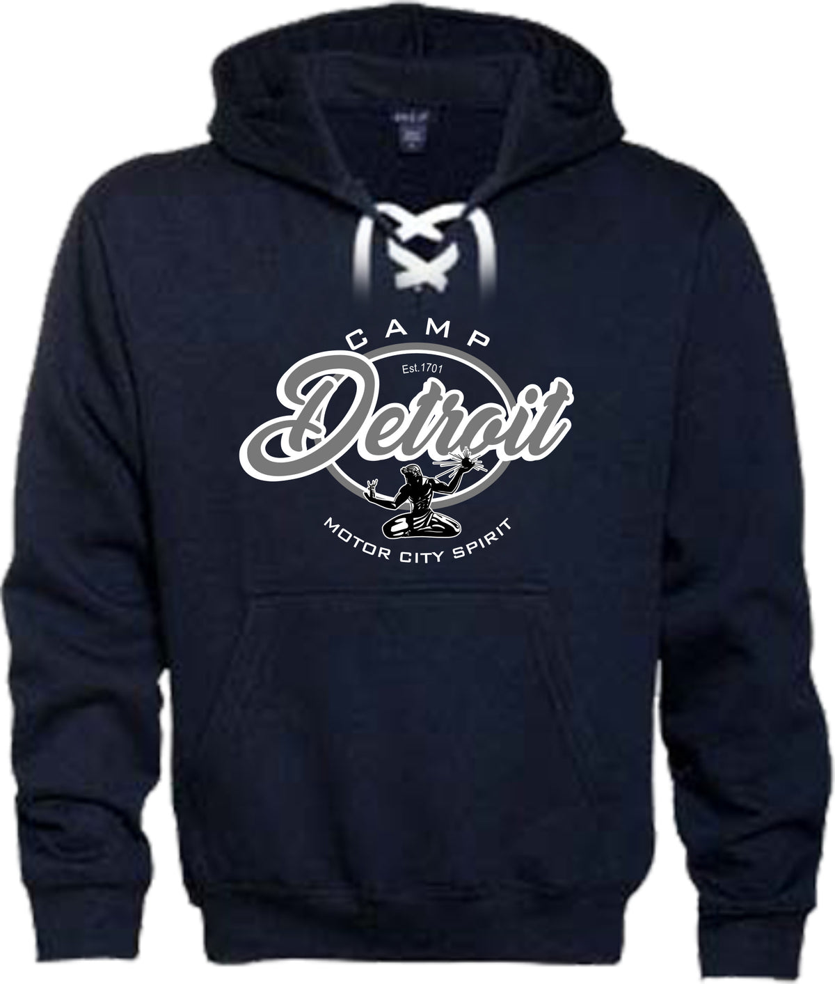 Camp Detroit Apparel Sports Lace Hoodie
