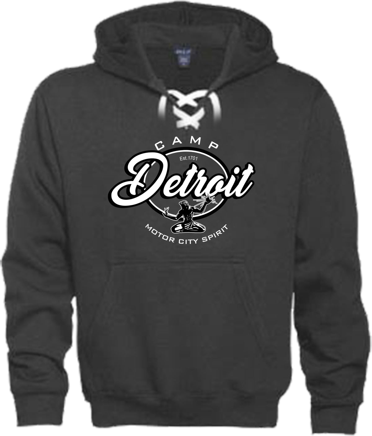 Camp Detroit Apparel Sports Lace Hoodie