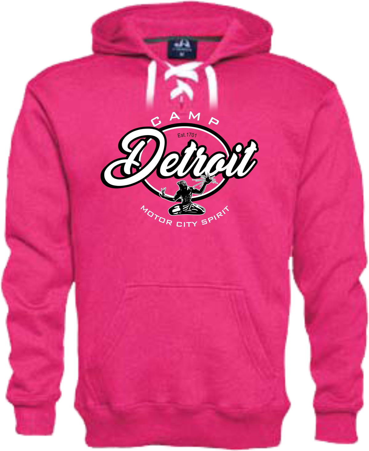 Camp Detroit Apparel Sports Lace Hoodie