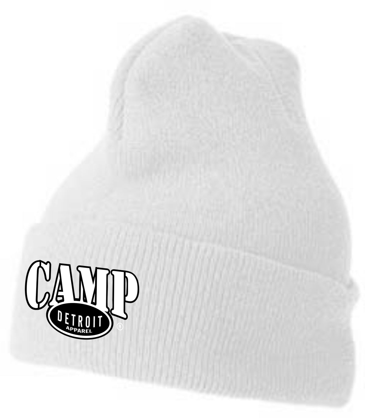 Camp Detroit Solid Color Knit Beanie
